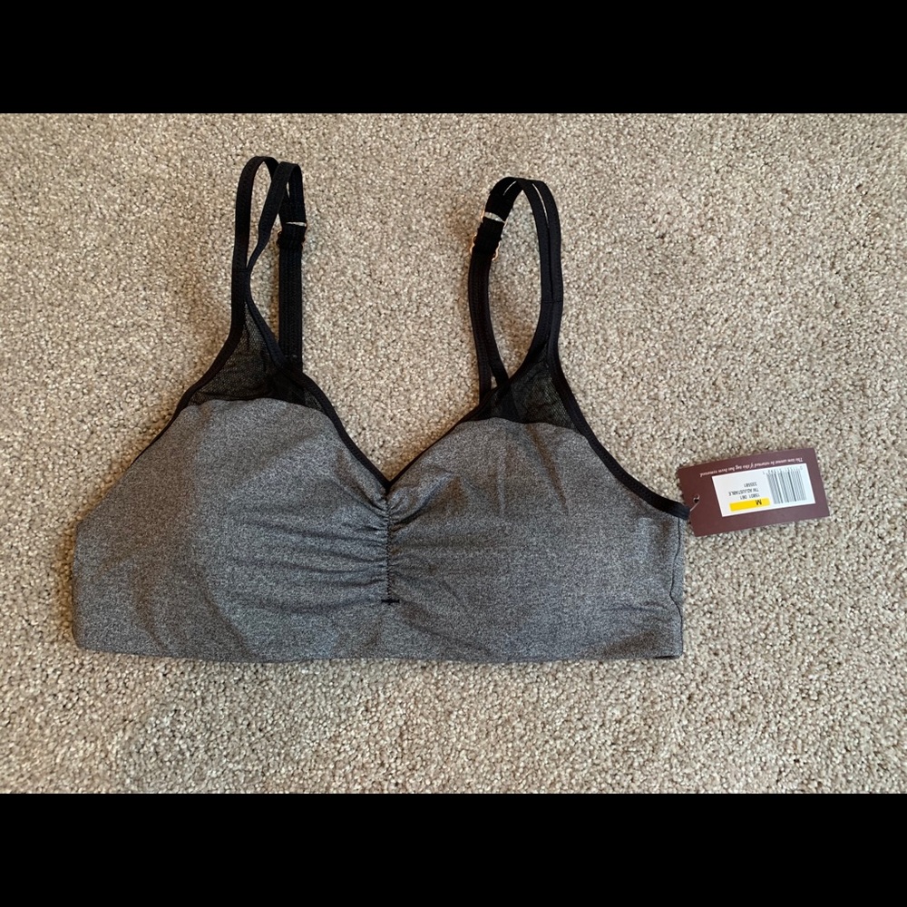 True & Co gray sports bra